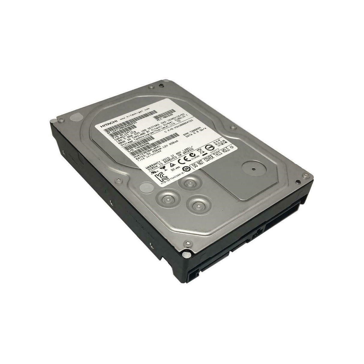 HGST HUA723030ALA641 3.5" 3TB 7200RPM SAS 6Gb/s Hard Disk Drive (HDD), Silver (Refurbished - Excellent)