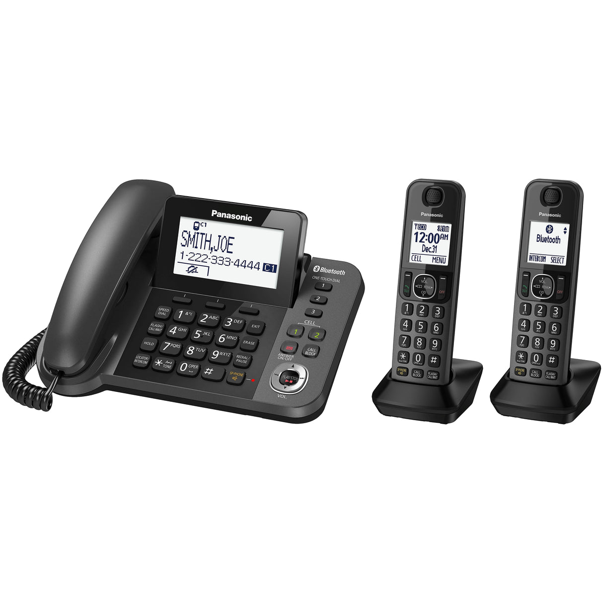 Panasonic Panasonic - KX-TGF352N DECT 6.0 Expandable Cordless Phone System (New)