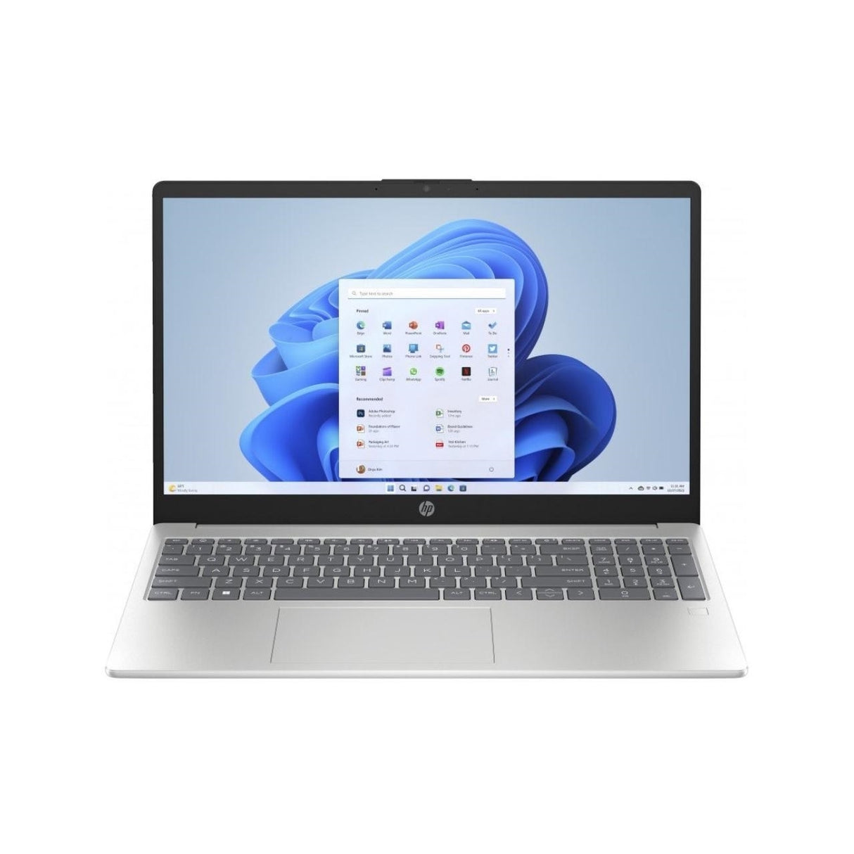 HP 15-FD0005DX 15.6" Touch 16GB 512GB SSD Intel Core™ i5-1235U 1.3GHz Win11H, Natural Silver (Refurbished - Very Good)