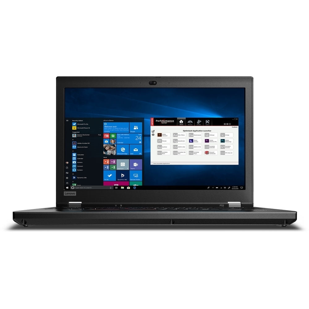 Lenovo ThinkPad P53 (5.6", 32GB, 256GB SSD, i7-9750H 2.60GHz) Win11P, Black (Refurbished - Fair)