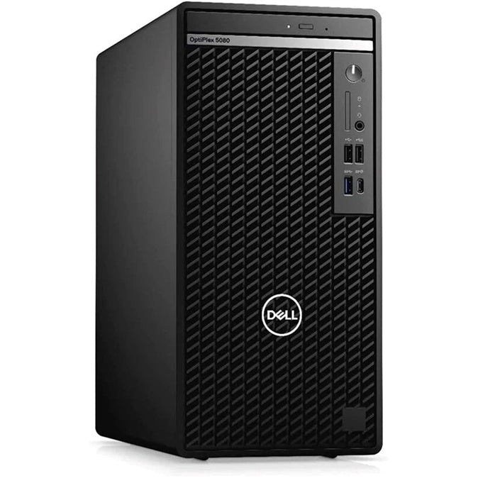 Dell Optiplex 5080 Tower 16GB 256GB SSD Core™ i7-10700 2.9GHz WIN11P, BLACK (Refurbished - Fair)