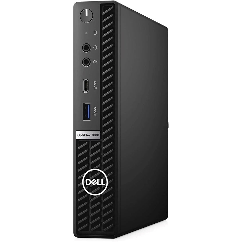 Dell Optiplex 7080 MicroTower 8GB 512GB SSD Core™ i5-10500 3.1GHz WIN11P, BLACK (Refurbished - Fair)