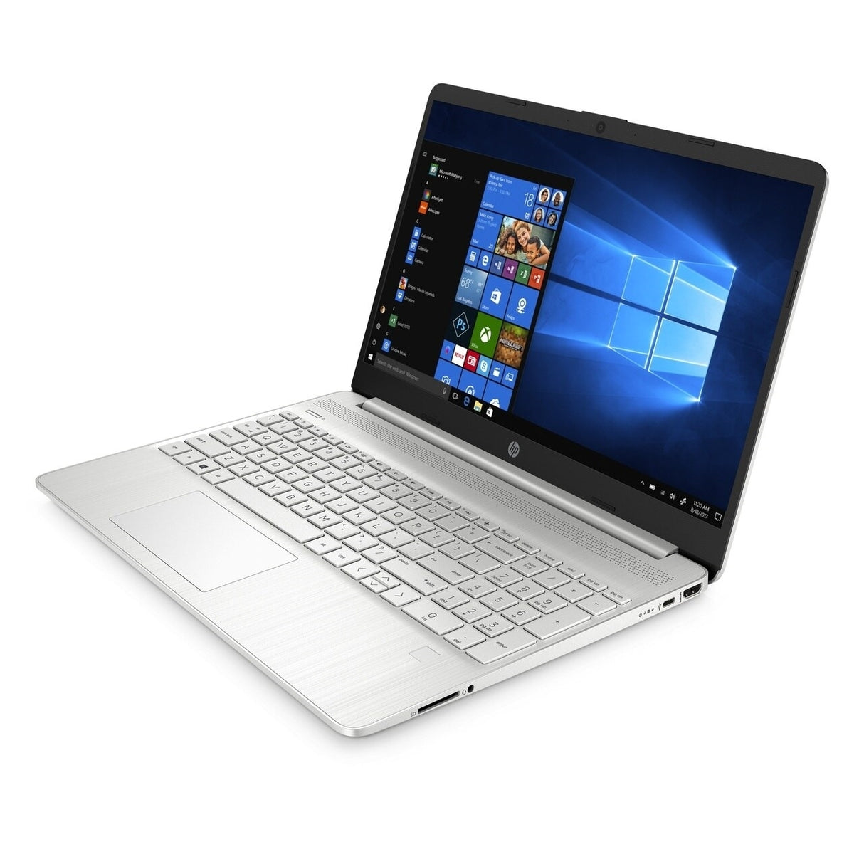 HP 15T-DY100 15.6" 16GB 256GB SSD Core™ i5-1035G1 1.0GHz WIN11H, Natural Silver (Refurbished - Fair)