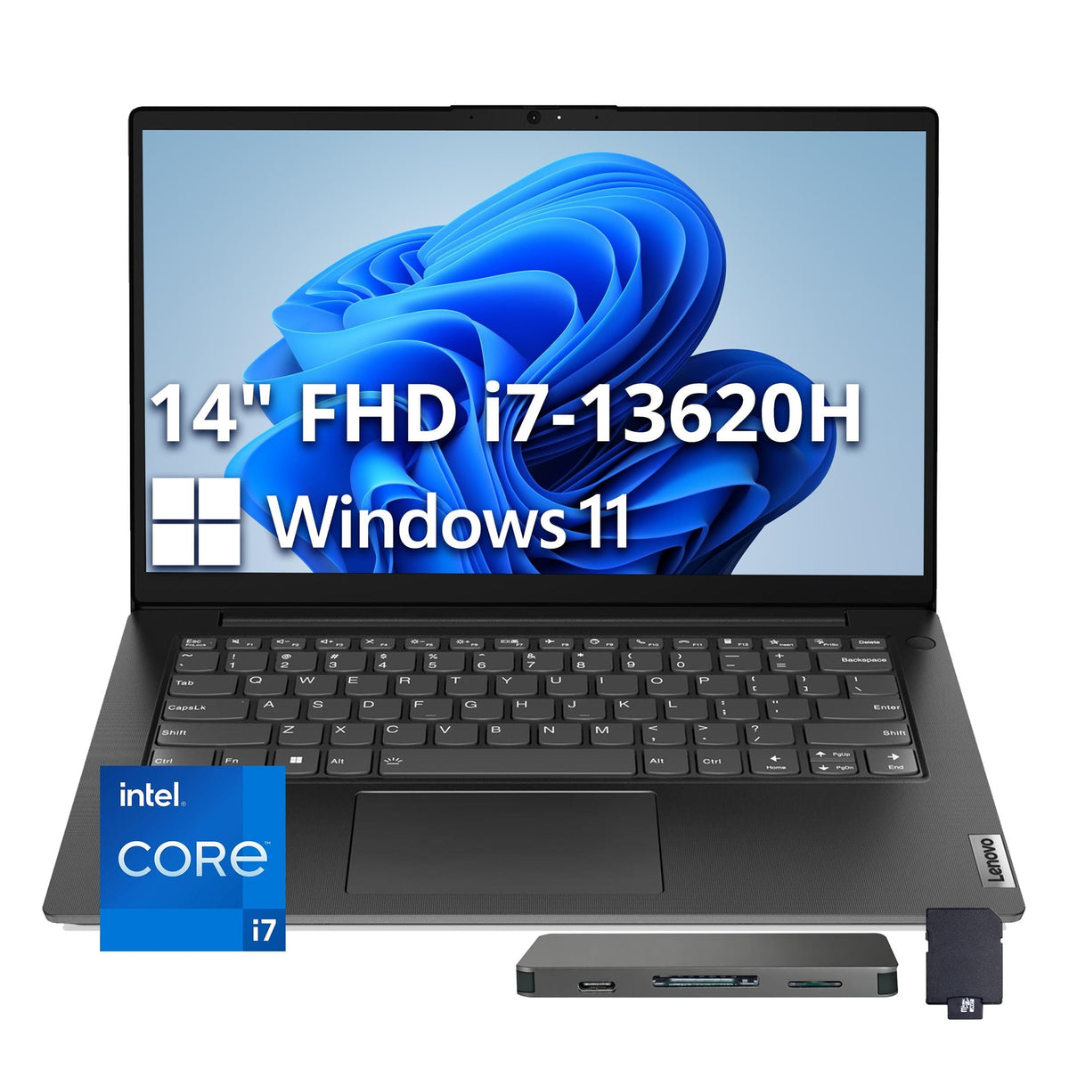 Lenovo V14 G3 14" 16GB 256GB SSD Core™ i7-1360P 2.20GHz WIN11H, Iron Grey (Refurbished - Fair)