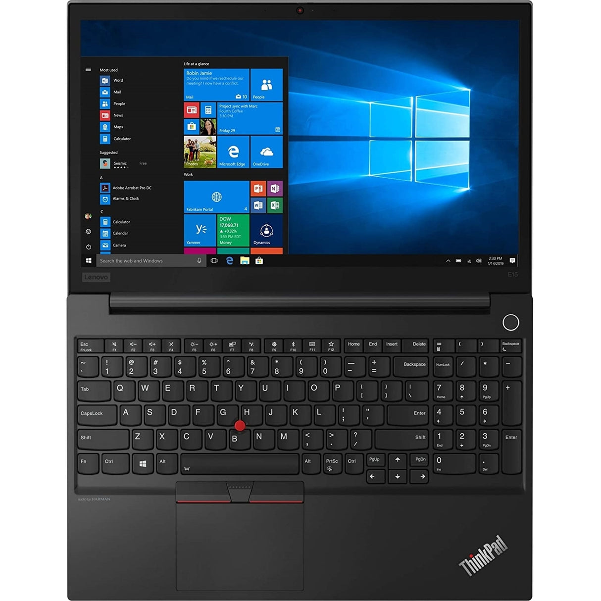 Lenovo ThinkPad E15 15.6" 16GB 256GB SSD Core™ i5-10210U 1.6GHz WIN11P, Black (Refurbished - Excellent)