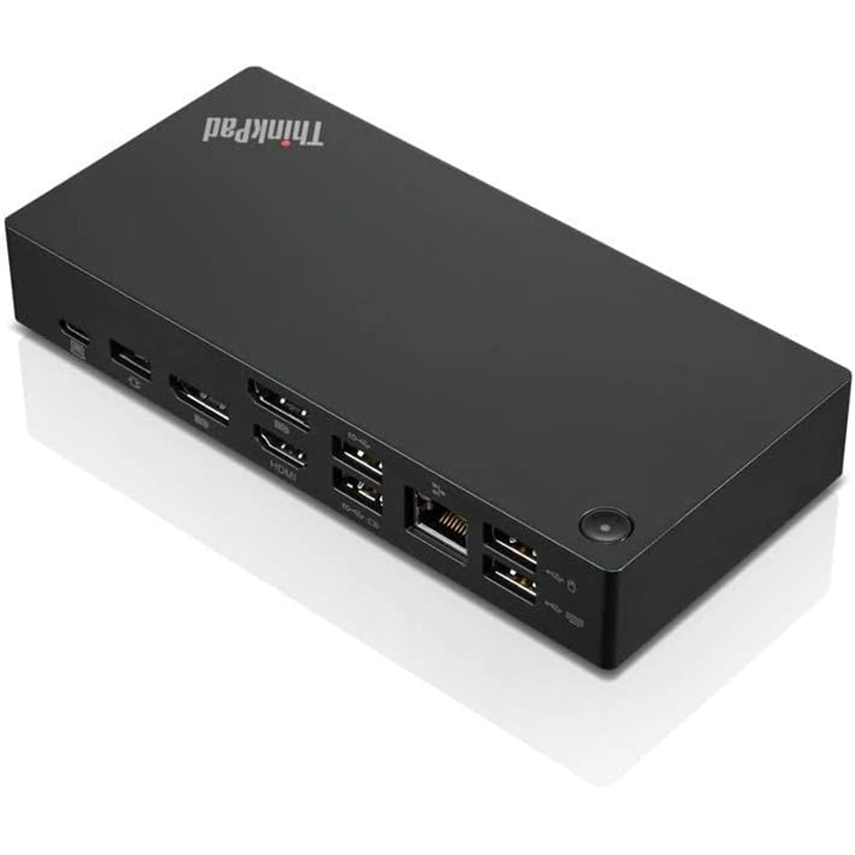 Lenovo ThinkPad USB-C Gen 2 Docking Station with 90W Power Adapter (60W Power Delivery) (Refurbished - Very Good)