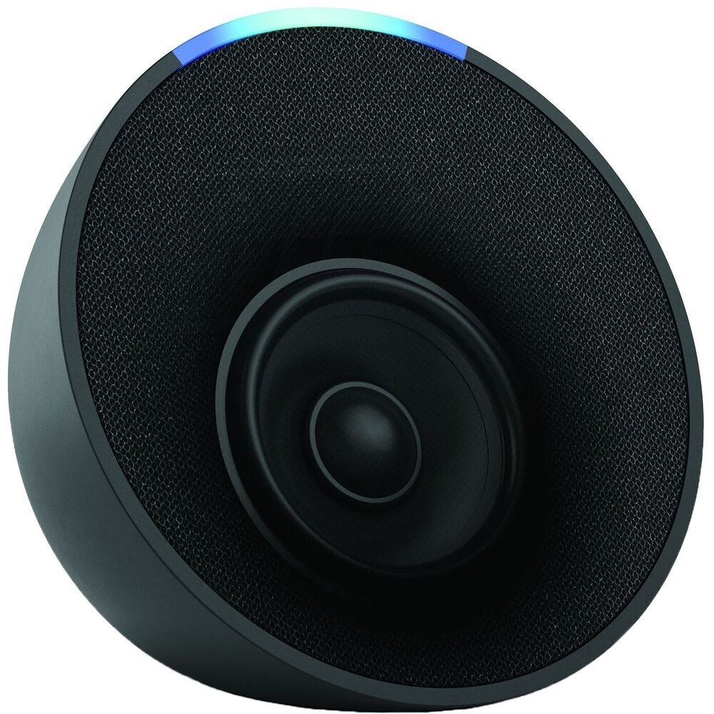 Amazon - Echo Pop (1st Generation) Smart Speaker with Alexa - Charcoal (Refurbished - Excellent)