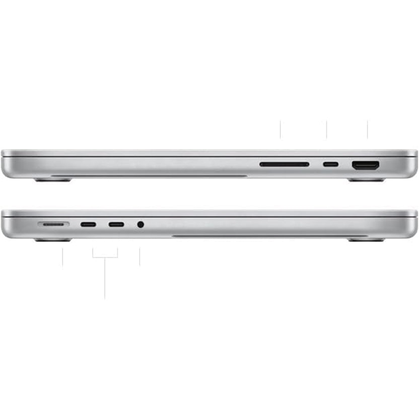 Apple MacBook Pro (14-inch, M1 Pro, 2021) 14.2" 16GB 512GB SSD Apple M1 Pro 3.2GHz macOS, Silver (Refurbished - Excellent)