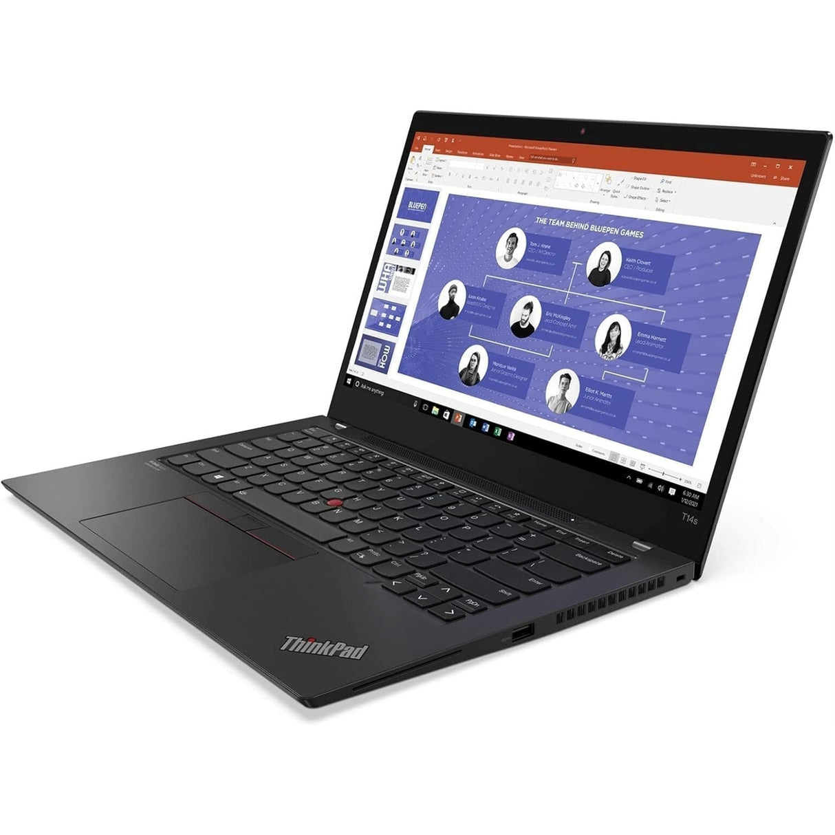 Lenovo Thinkpad T14 Gen 2I 14" 16GB 512GB SSD Core™ i5-1145G7 2.6GHz WIN11P, Black (Refurbished - Very Good)