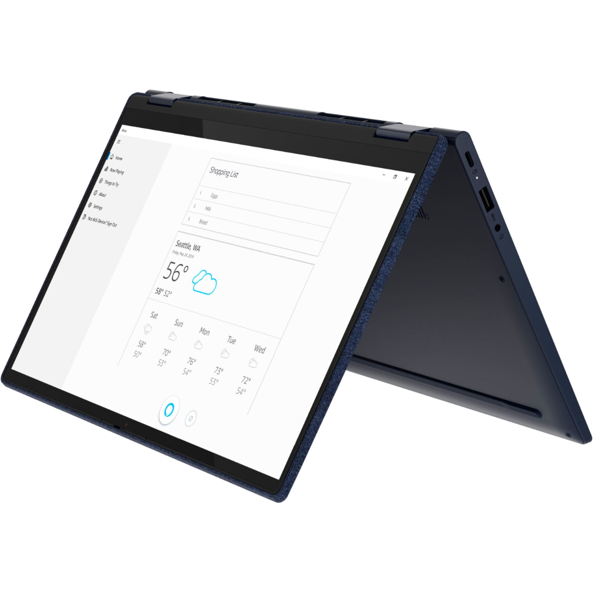 Lenovo Yoga 6 13.3" 8GB 256GB SSD AMD Ryzen™ 5 5500U 2.1GHz WIN11H, DARK BLUE (Refurbished - Fair)