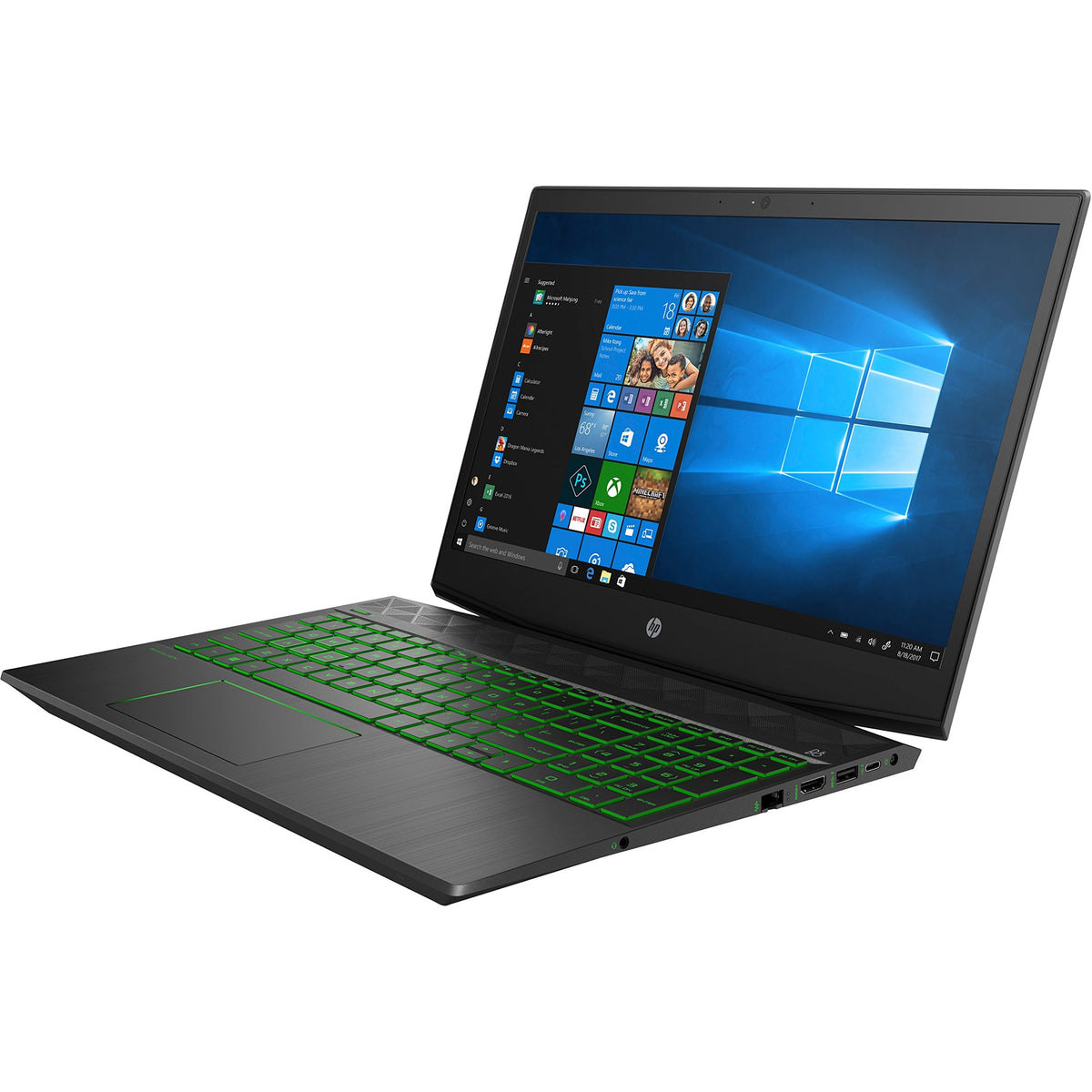 HP Pavilion Gaming 15-EC0000 15.6" 8GB 512GB SSD AMD Ryzen™ 5 4600H 3.0GHz WIN11H, Shadow Black (Refurbished - Fair)