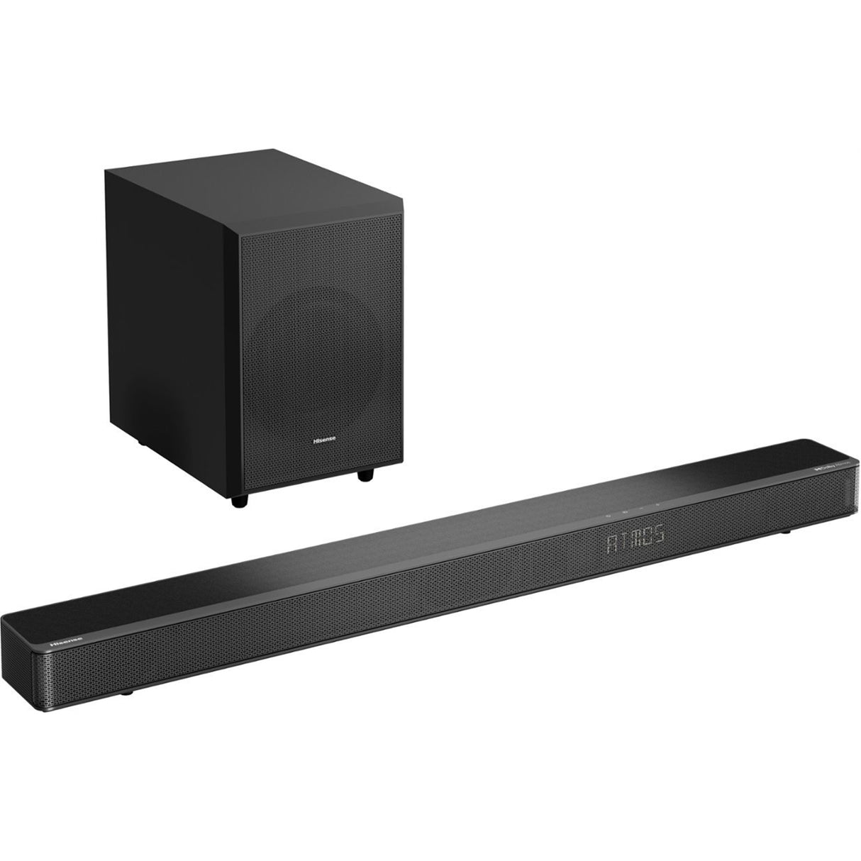 Hisense - 3.1.2 Dolby ATMOS Soundbar with Wireless Subwoofer - Black (New)