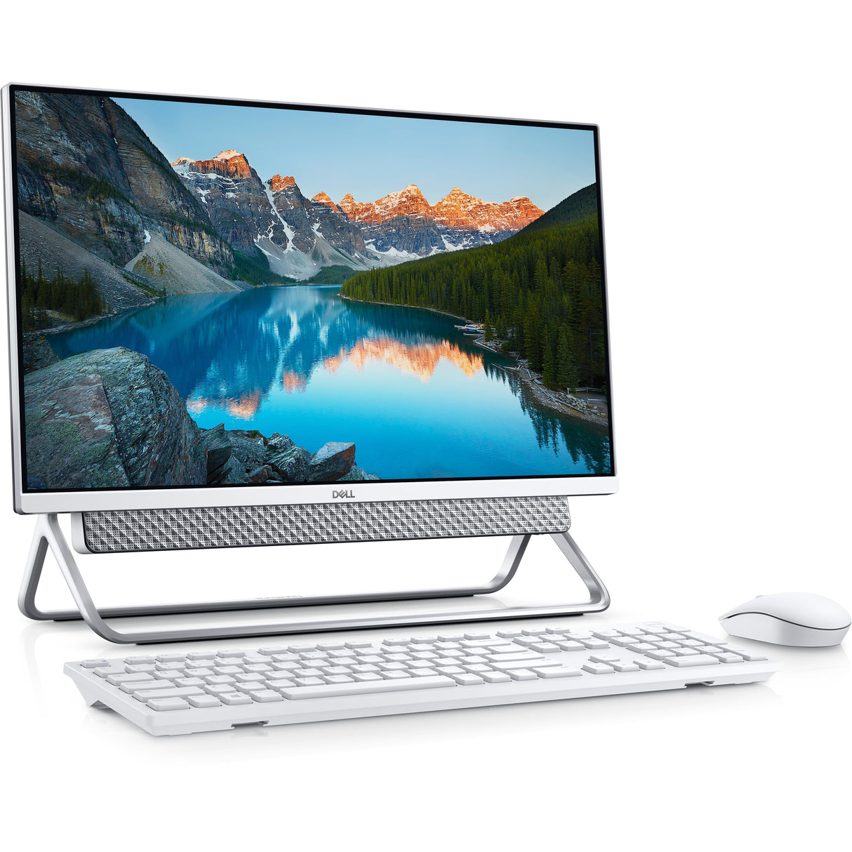 Dell Inspiron 5490 24-5490 (23.8" Touch, 8GB, 1TB SSD, i5-10210U 1.6GHz) Win11H, Silver (Refurbished - Fair)