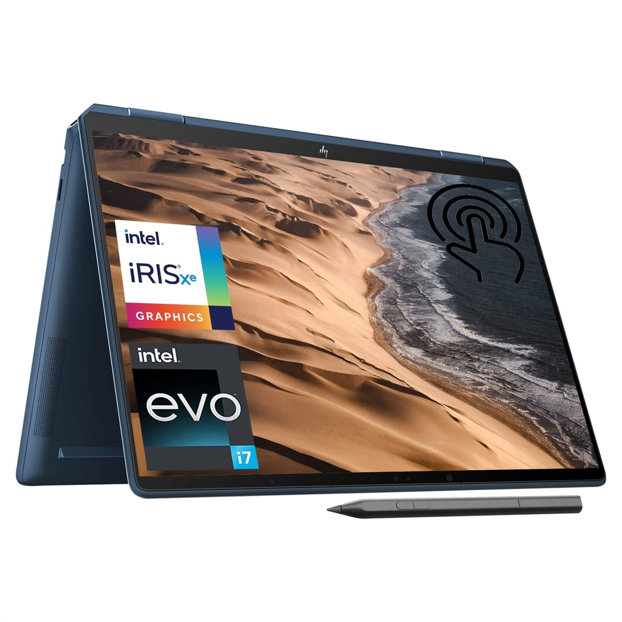 HP Spectre x360 16-F1023DX 16" Touch 16GB 512GB SSD Core™ I7-12700H 3.4GHz Win11H, Nocturne Blue (Refurbished - Fair)