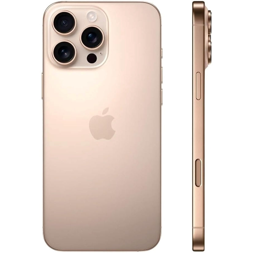 Apple iPhone 16 Pro 128GB 6.3" 5G Unlocked, Desert Titanium (Refurbished - Fair)