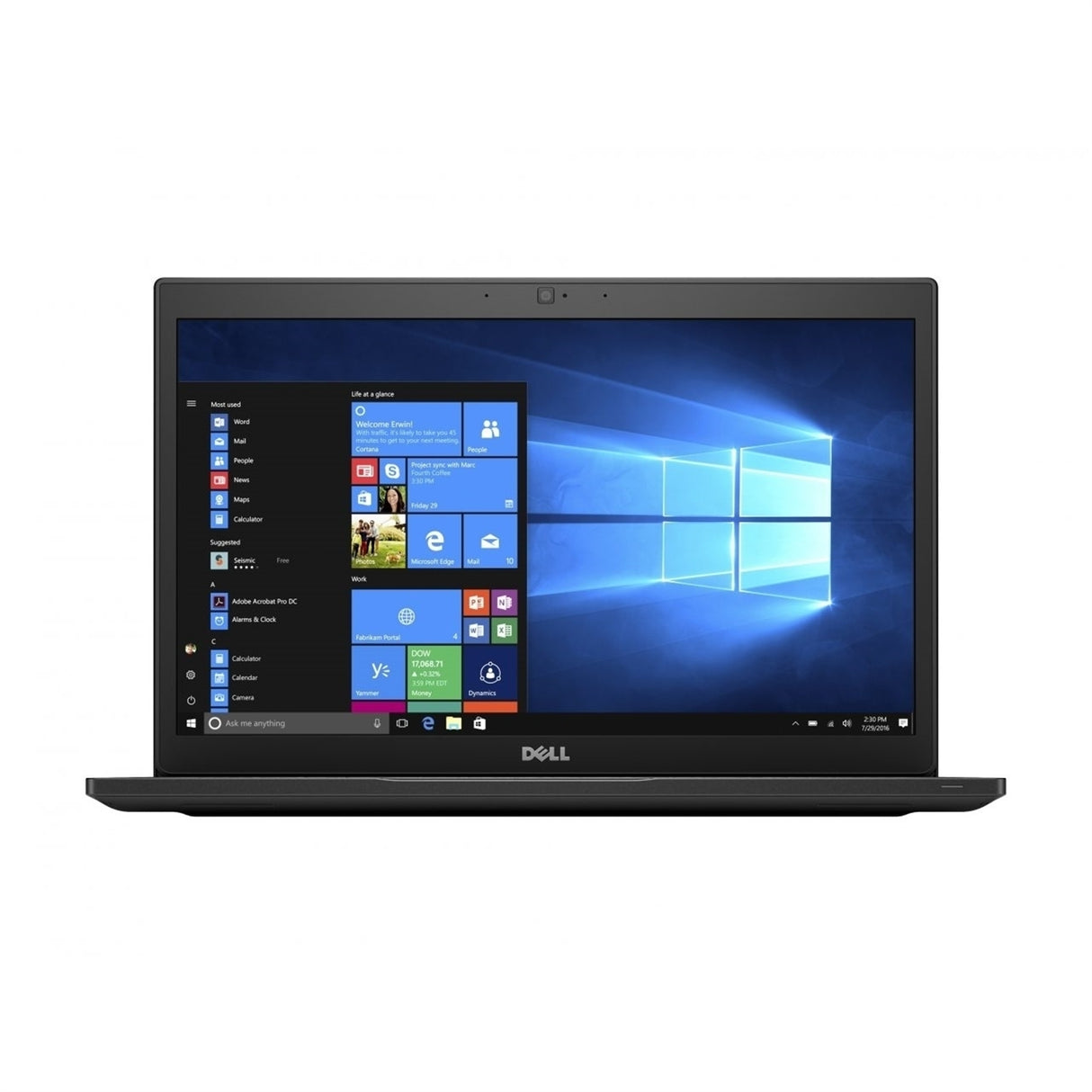 Dell Latitude 7490 14" 8GB 256GB SSD Core™ i7-8650U 1.9GHz WIN11P, Black (Refurbished - Fair)