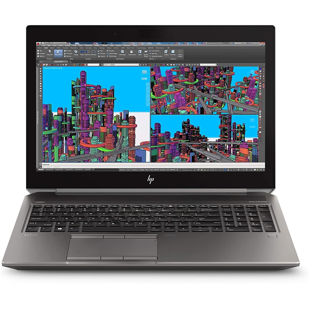 HP ZBook 15 G5 15.6" 16GB 512GB SSD Core™ i7-8850H 2.6GHz Win11H, Turbo Silver (Refurbished - Fair)