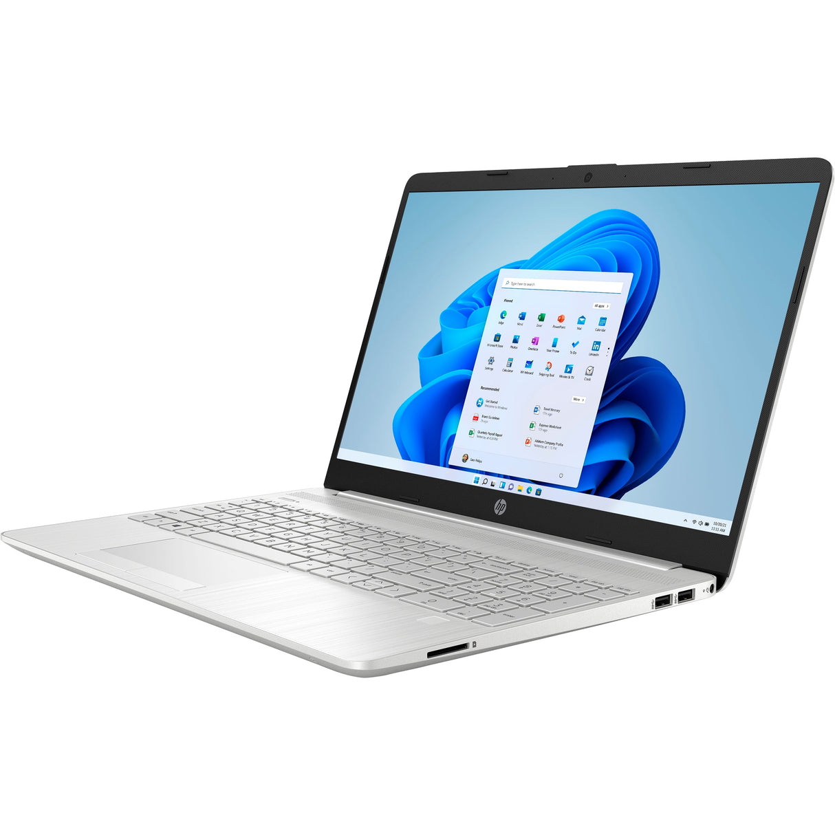 HP Pavilion 15-DW1033DX 15.6" 8GB 256GB SSD Intel Core I5-1135G7 1.1GHz Win11H, Natural Silver (Refurbished - Fair)