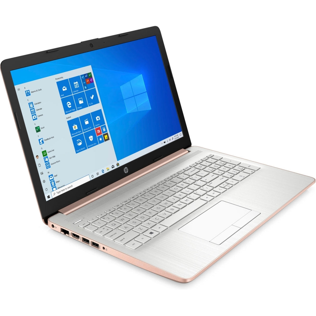 HP 15-DA3017CY 15.6" 16GB 256GB SSD Intel Core™ i5-1035G1 1.0GHz Win11H, Pale Rose Gold (Refurbished - Very Good)