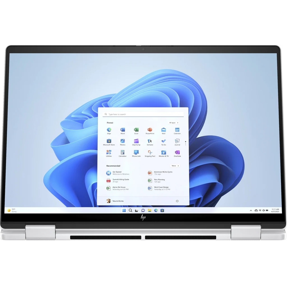 HP ENVY x360 14-FA0023DX 14" Touch 16GB 512GB SSD AMD Ryzen™ 7 8840HS 3.3GHz WIN11H, Natural Silver (Refurbished - Very Good)