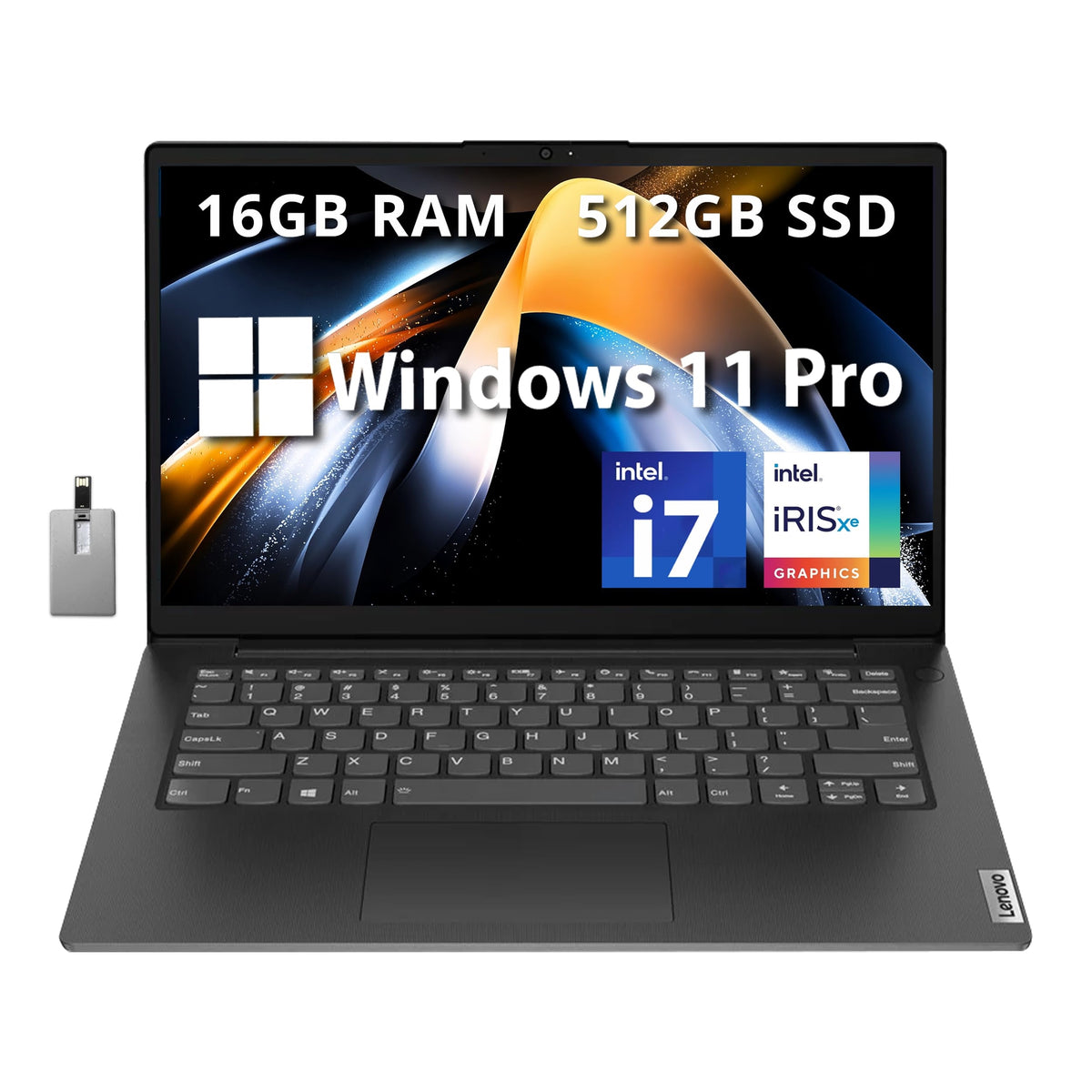 Lenovo V14 G3 14" 16GB 256GB SSD Core™ i7-1360P 2.20GHz WIN11H, Iron Grey (Refurbished - Fair)