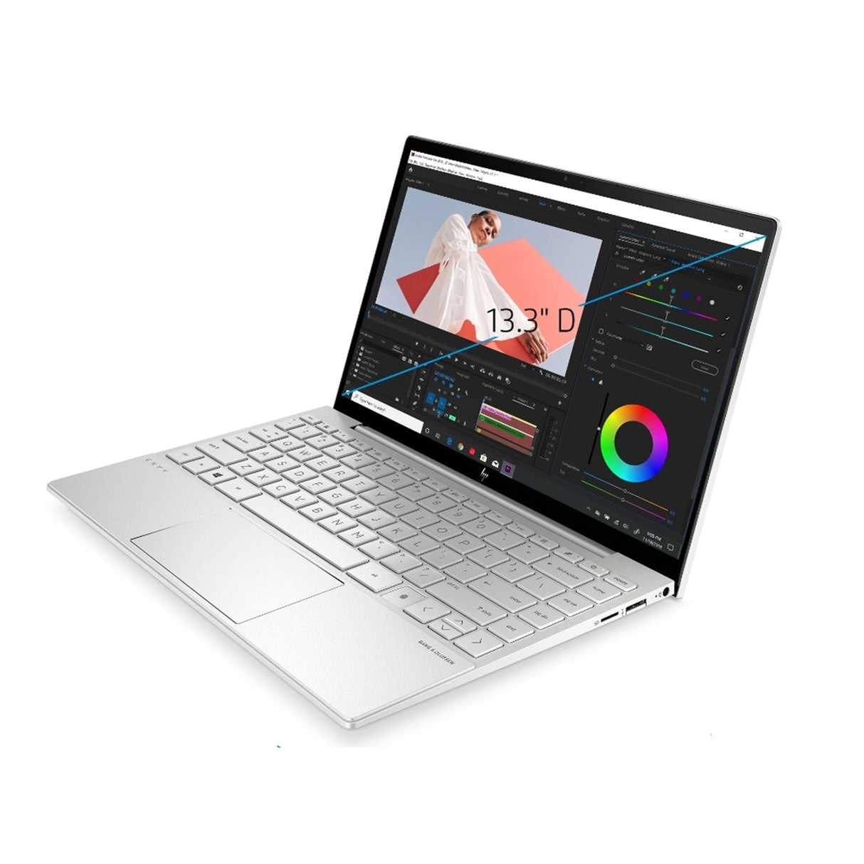 HP Envy 13-BA0047 (13.3", 8GB, 256GB SSD, i5-1035G1 1.0GHz) Win11H, Natural Silver (Refurbished - Excellent)