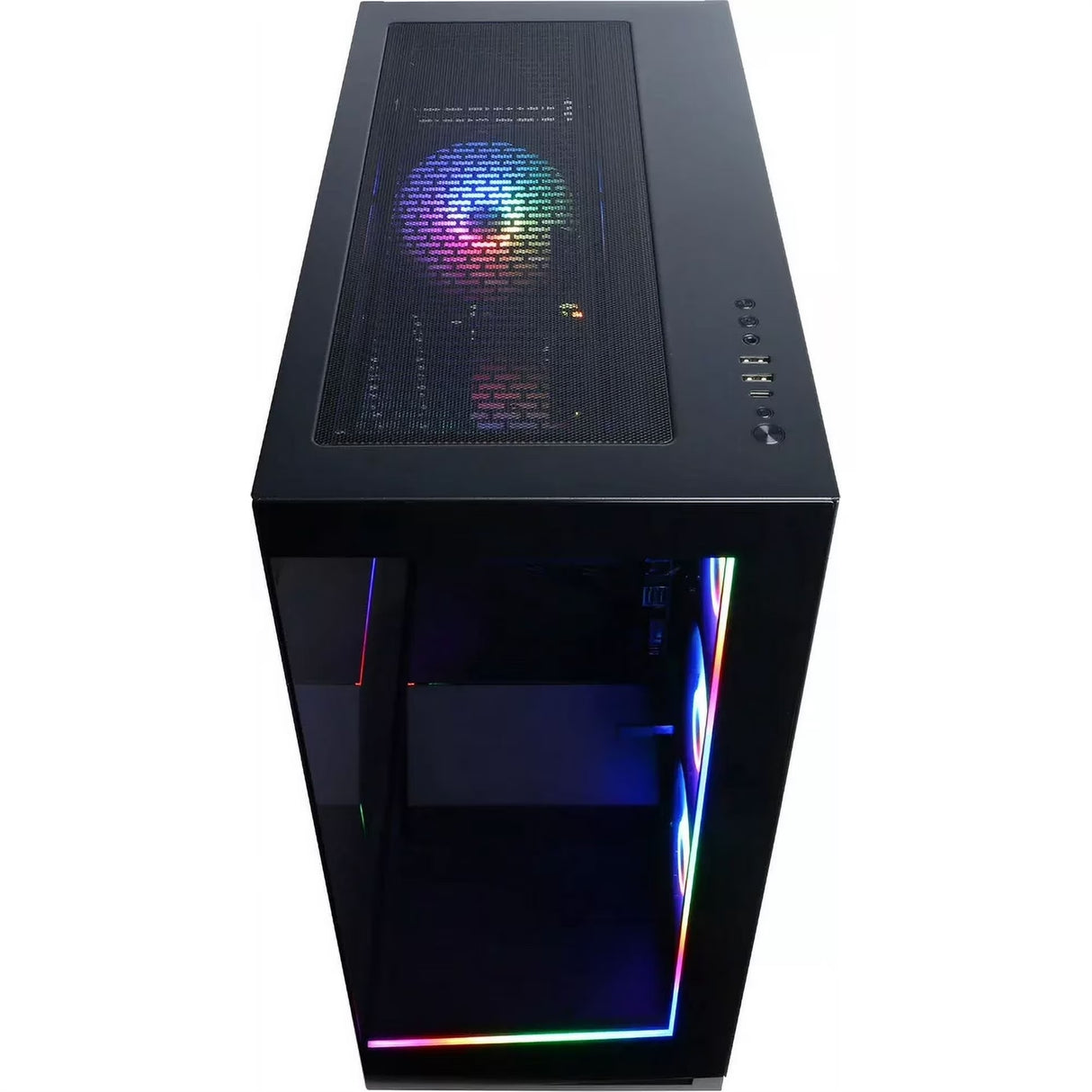 CyberPower C Series (16GB, 1TB SSD, Ryzen 5 5500, RX 7600) Win11P, Black (Refurbished - Very Good)