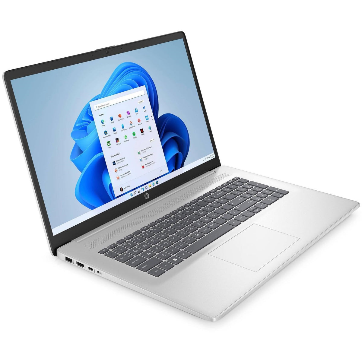 HP 17-BY0000 17.3" 12GB 512GB Core™ i5-1035G1 1.0GHz WIN11H, Natural Silver (Refurbished - Excellent)
