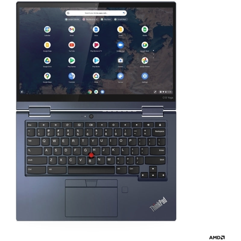 Lenovo ThinkPad C13 Yoga Gen 1 13.3" 8GB 128GB eMMC AMD Ryzen™ 5 3500C 2.1GHz ChromeOS, Abyss Blue (Refurbished - Fair)