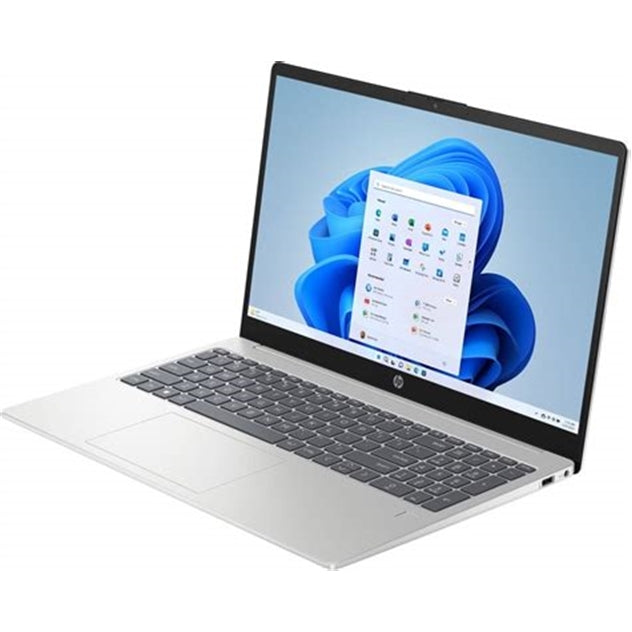 HP 15-FD0055TG 15.6" 8GB 512GB SSD Core™ i3-N305 1.1GHz WIN11H, Natural Silver (Refurbished - Very Good)