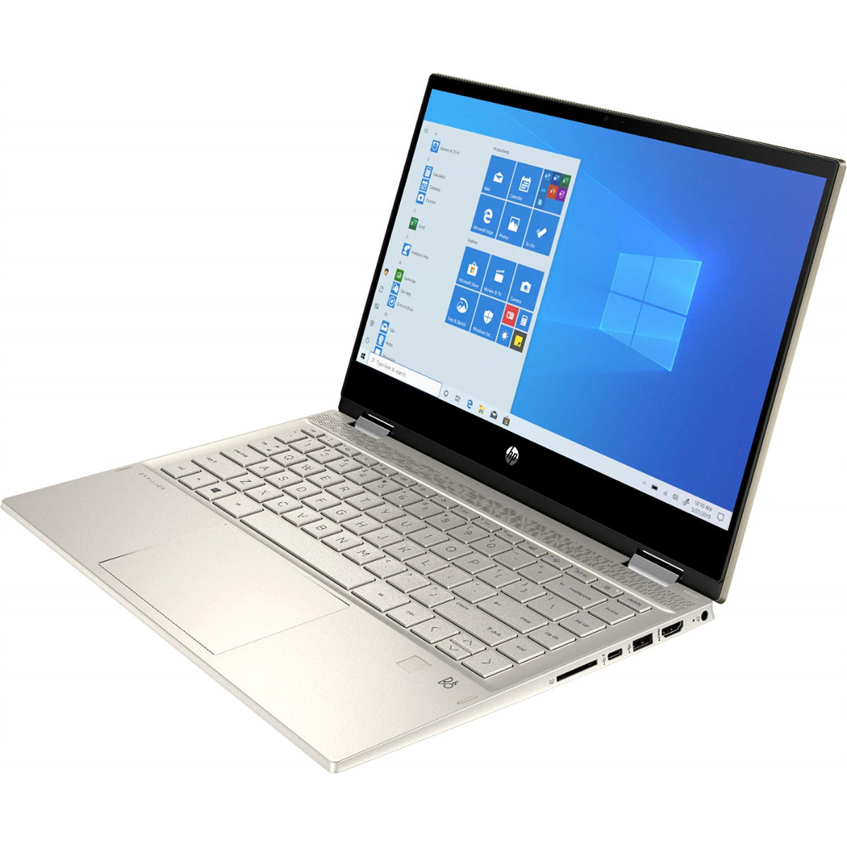 HP Pavilion X360 14M-DW1023DX 14" 8GB 256GB SSD Core™ i5-1135G7 2.4GHz WIN11H, Warm Gold (Refurbished - Fair)