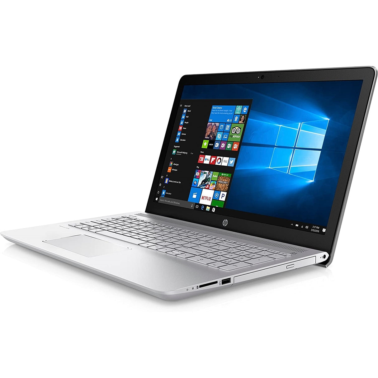 HP Pavilion 15-CC123CL 15.6" Touch 12GB 256GB SSD Intel Core i5-8250U 3.7GHz WIN11P, Natural Silver (Refurbished - Fair)