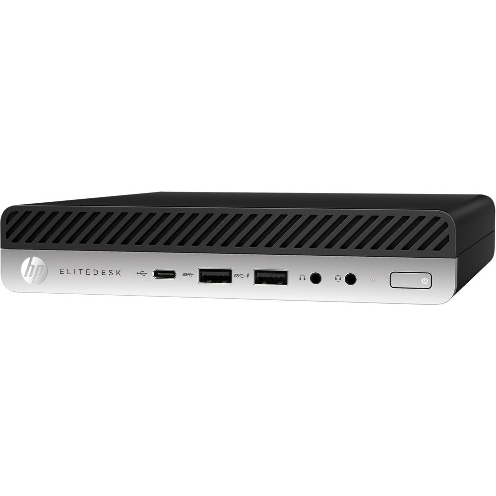 HP EliteDesk 800 G5 Mini (8GB, 256GB SSD, i5-9500 3.0GHz) Win11P, Black (Refurbished - Fair)