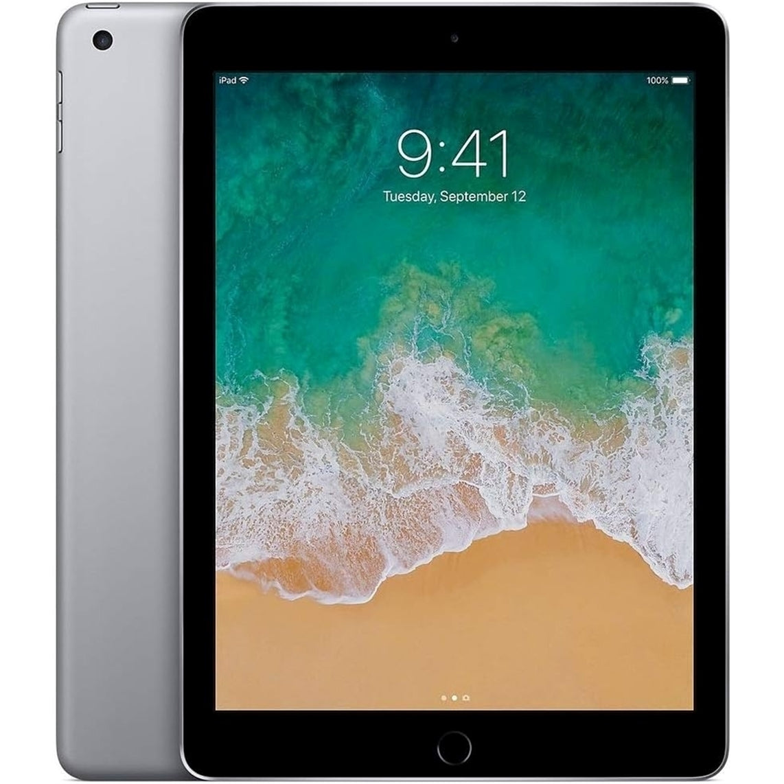 Apple iPad 6th Gen 9.7" Tablet 128GB WiFi Unlocked, Space Gray (Refurbished - Fair)