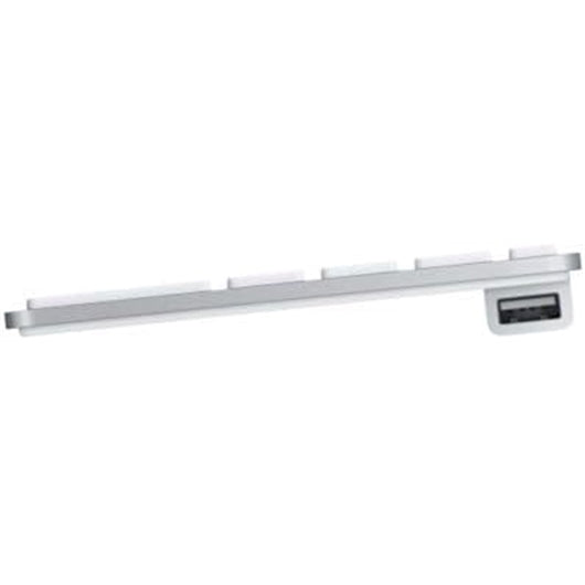 Apple Wired Keyboard with Numeric Keypad (A1243) Integrated 2-Port USB Hub (Refurbished - Excellent)