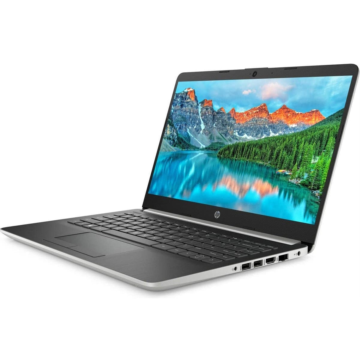 HP 14-DK0028WM 14" 16GB 512GB SSD AMD Ryzen 3 3200U X2 2.6GHz Win11H, Whisper Silver (Refurbished - Fair)