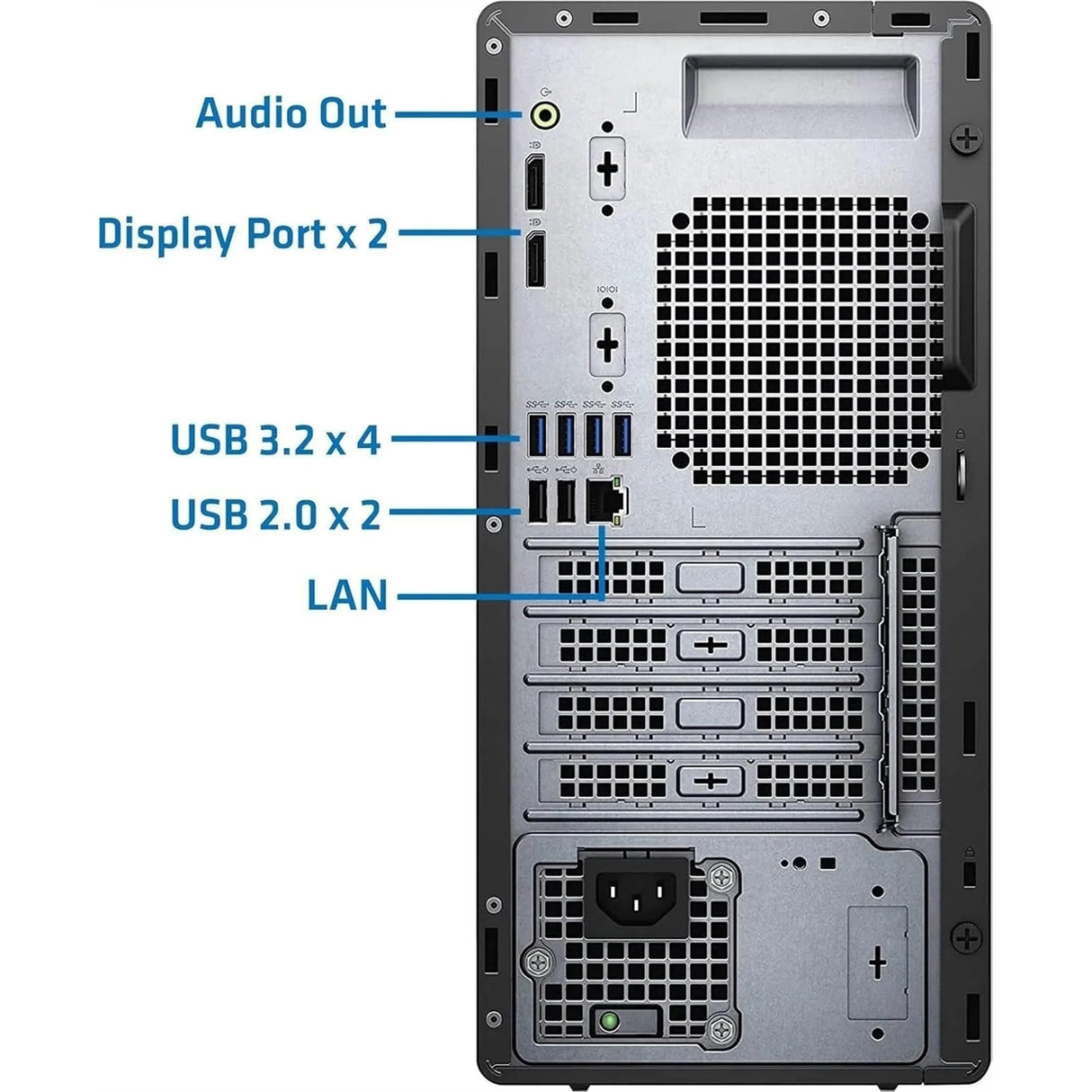 Dell Optiplex 5090 (16GB, 256GB SSD, i7-10700 2.9GHz) Win11P, Black (Refurbished - Fair)