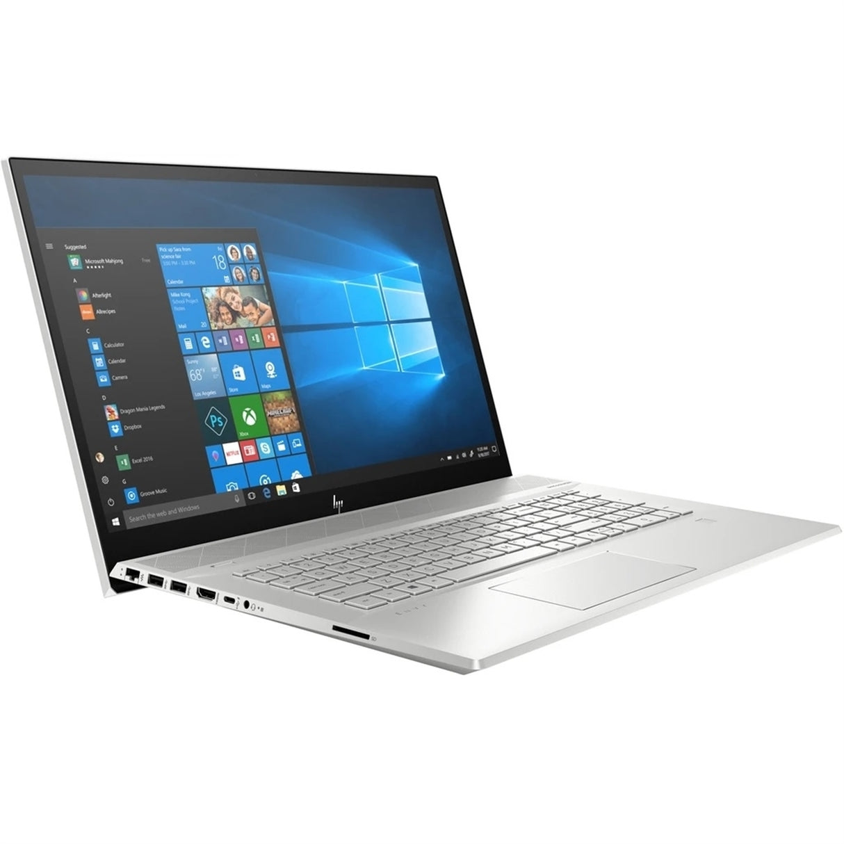 HP Envy 17 17.3" 16GB 256GB SSD Core™ i7-10510U 1.8GHz WIN11P, Silver (Refurbished - Excellent)