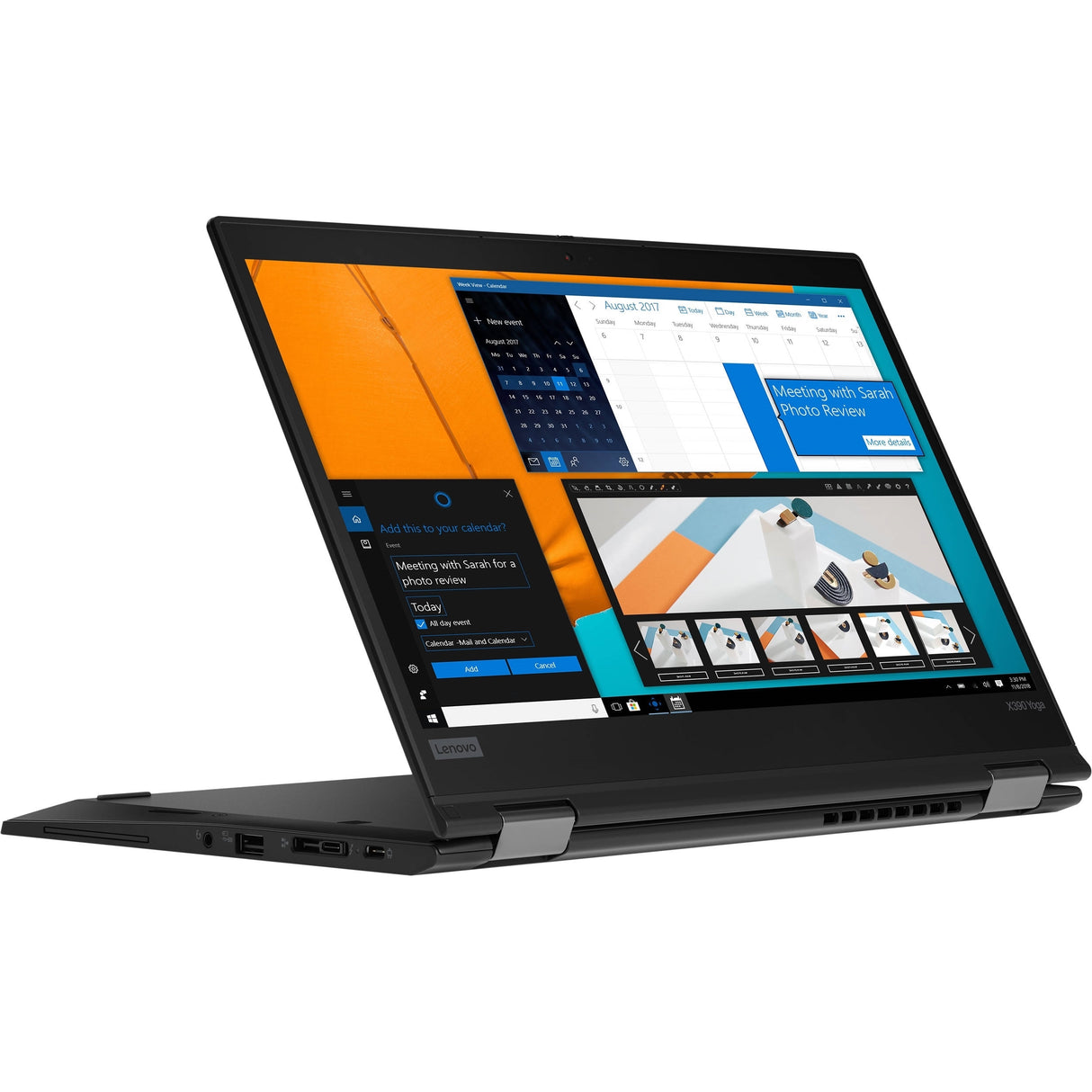 Lenovo ThinkPad X390 13.3" 8GB 512GB SSD Intel Core i5-8365U Win11P, Black (Refurbished - Fair)
