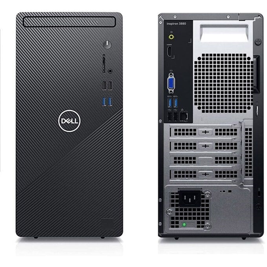 Dell Inspiron 3880 MicroTower 16GB 256GB SSD Core™ i5-10400 2.9GHz WIN11H, BLACK (Refurbished - Very Good)