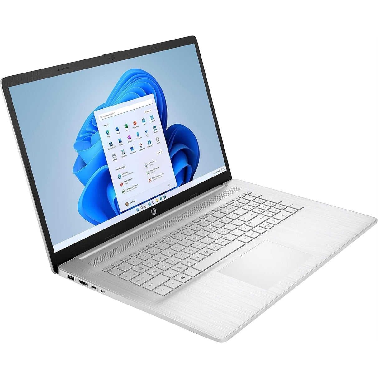 HP 17-CN0023DX 17.3" 8GB 512GB SSD Core™ i5-1135G7 2.4GHz WIN11H, Silver (Refurbished - Very Good)
