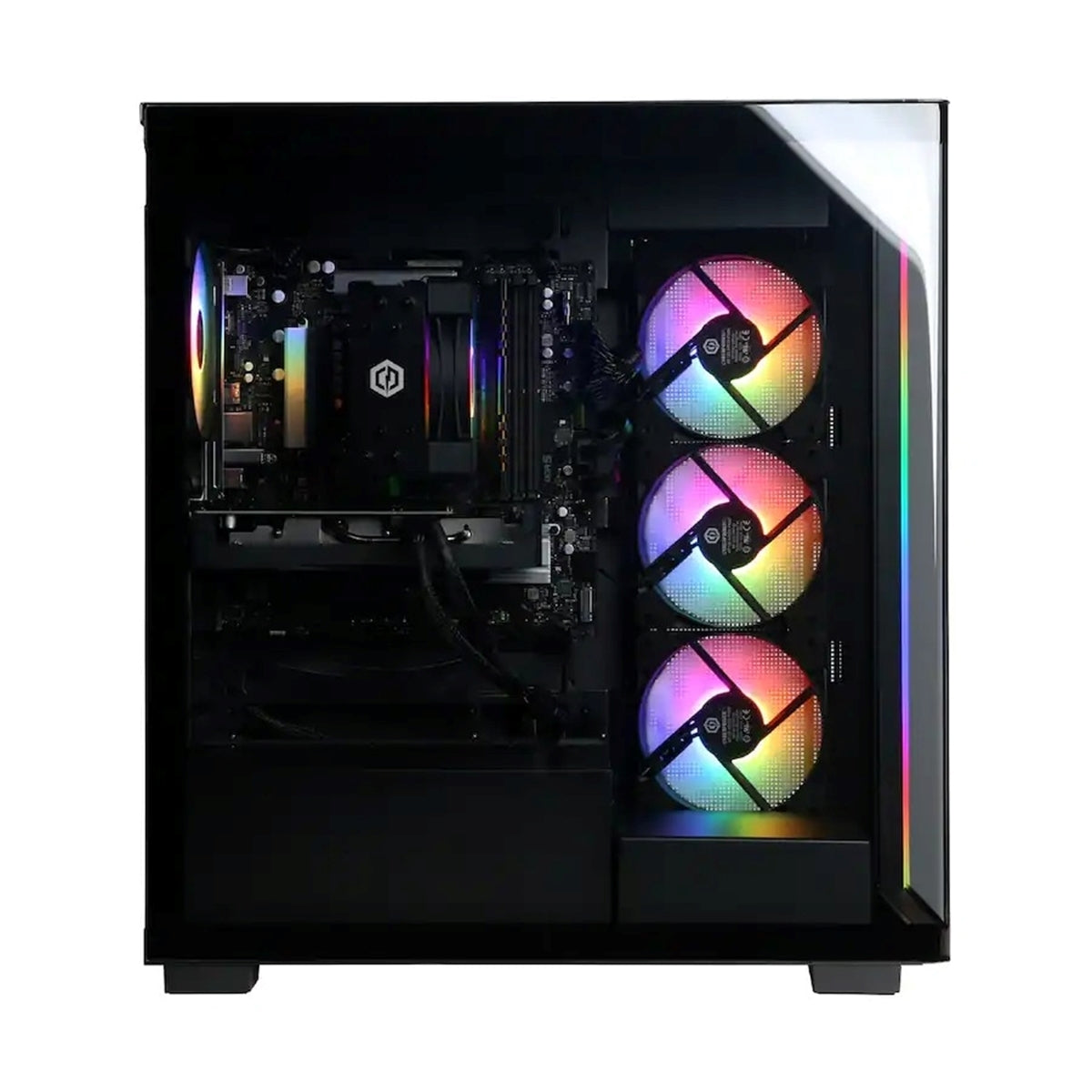 CyberPowerPC Gaming Desktop (16GB, 1TB SSD, i5-14400F, RTX 5060) Win11H, Black (New)