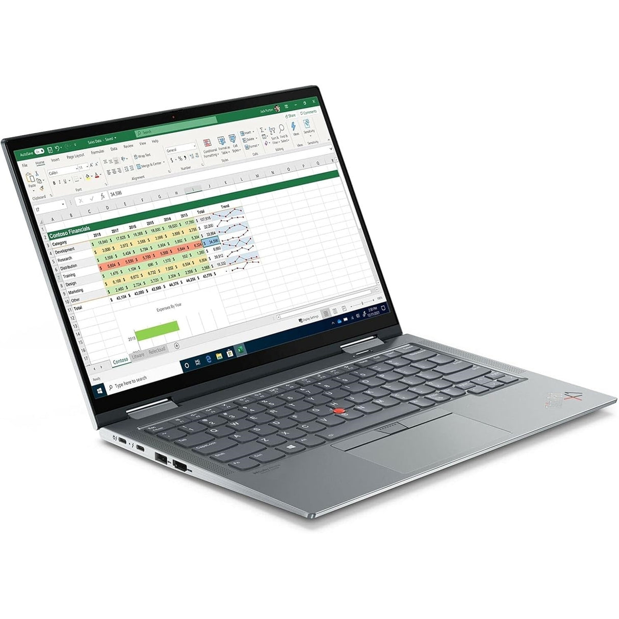 Lenovo Thinkpad X1 Yoga Gen 6 14" Touch 32GB 512GB SSD Core™ I7-1185G7 3.0GHz WIN11P, Storm Gray (Refurbished - Fair)