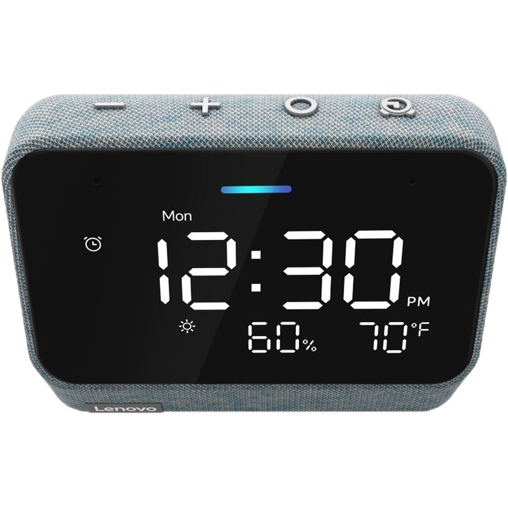 Lenovo Smart Clock Essential With Alexa, Misty Blue (New)