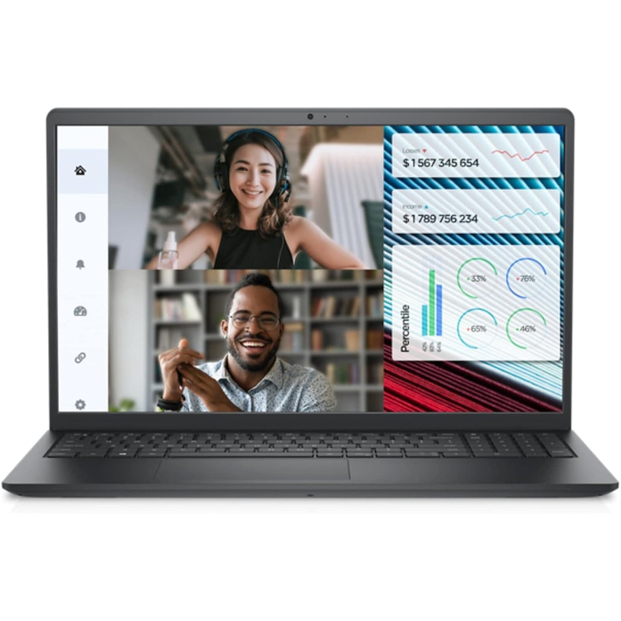 Dell Vostro 3520 15.6" 16GB 512GB SSD Core™ i5-1235U 1.2GHz WIN11H, Black (Refurbished - Fair)