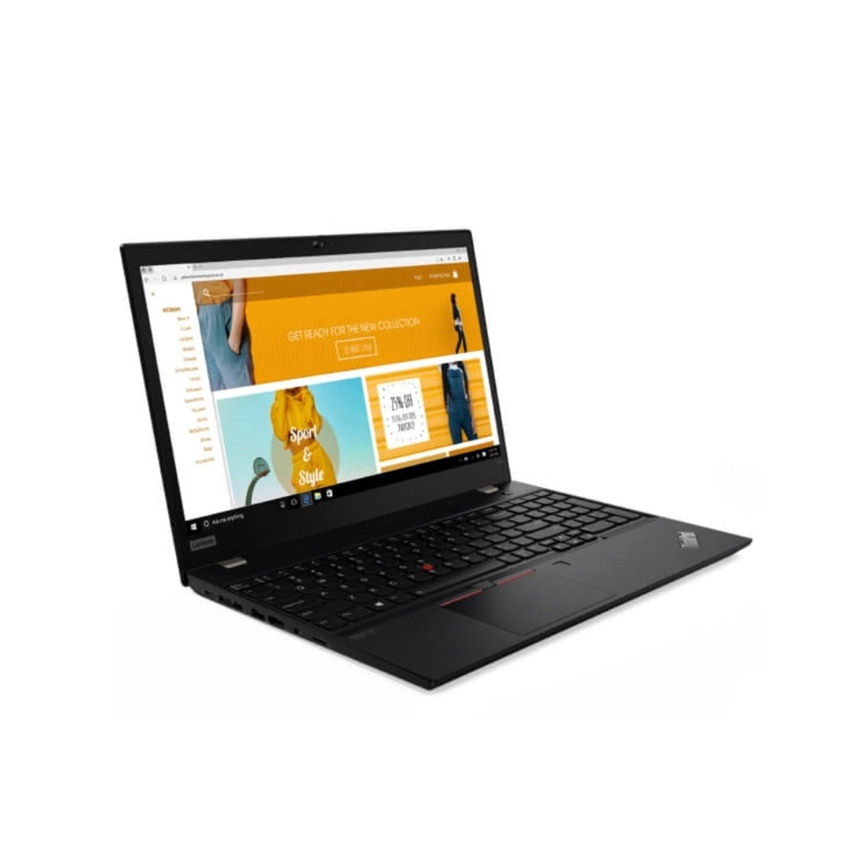 Lenovo ThinkPad T15 Gen 1 15.6" 16GB 256GB SSD Intel Core™ I7-10610U 1.8GHz Win11P, Black (Refurbished - Very Good)