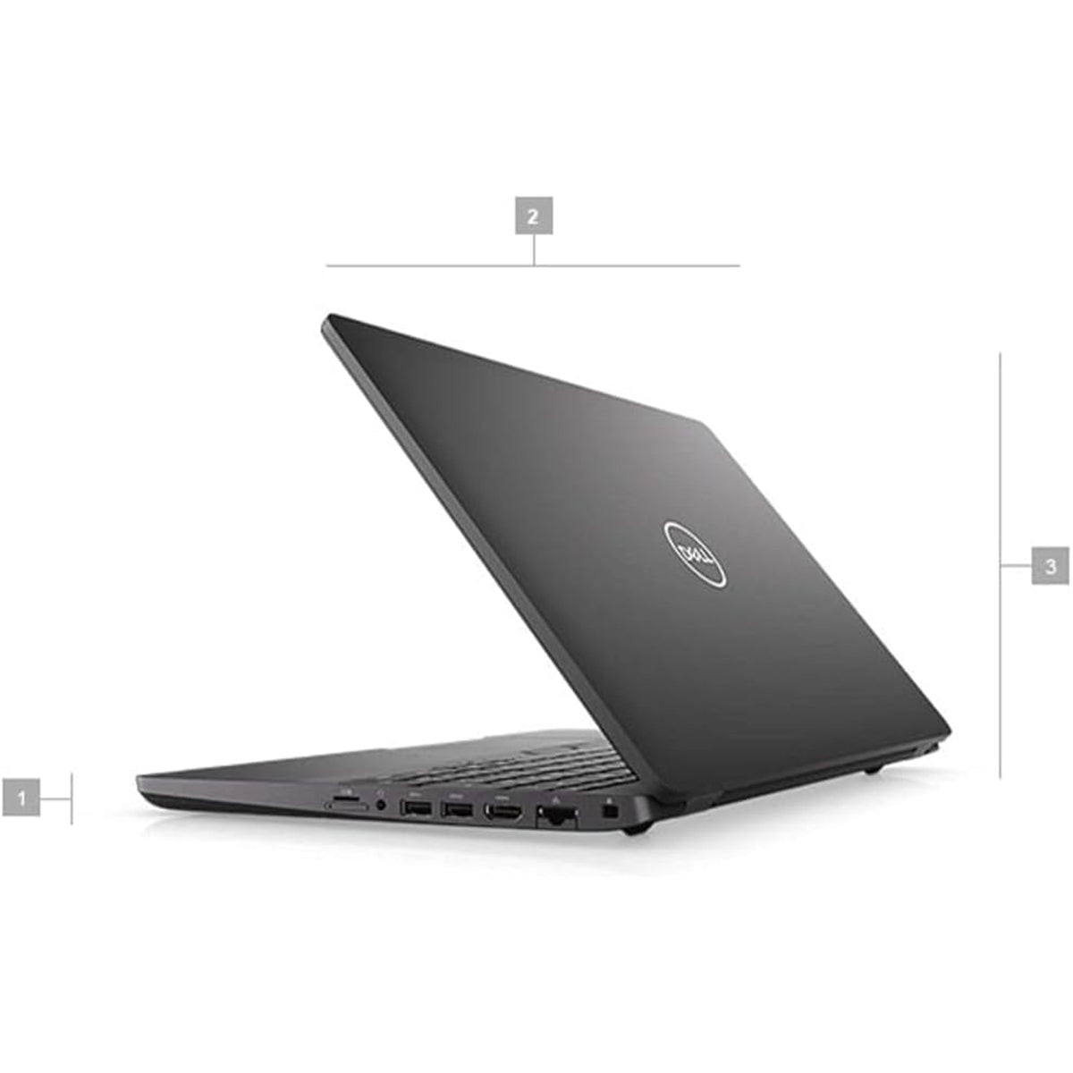 Dell Latitude 5500 14" 8GB 256GB SSD Core™ i5-1245U 1.6GHz WIN11H, Black (Refurbished - Fair)