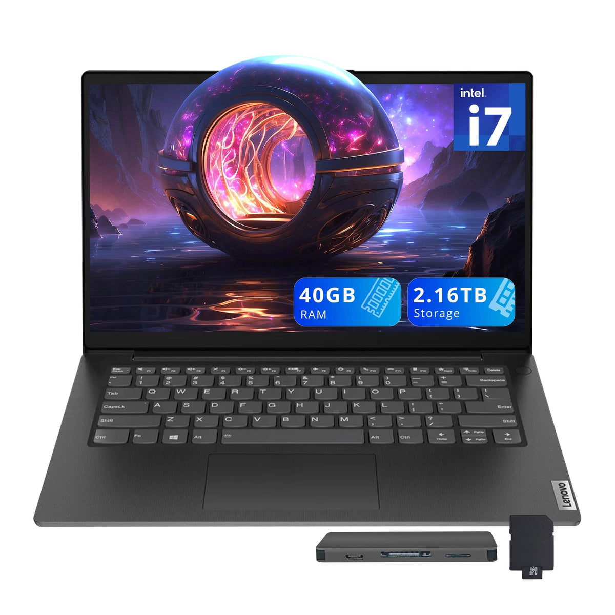 Lenovo V14 G3 14" 32GB 512GB SSD Core™ i7-1255U 1.7GHz WIN11H, Business Black (Refurbished - Very Good)