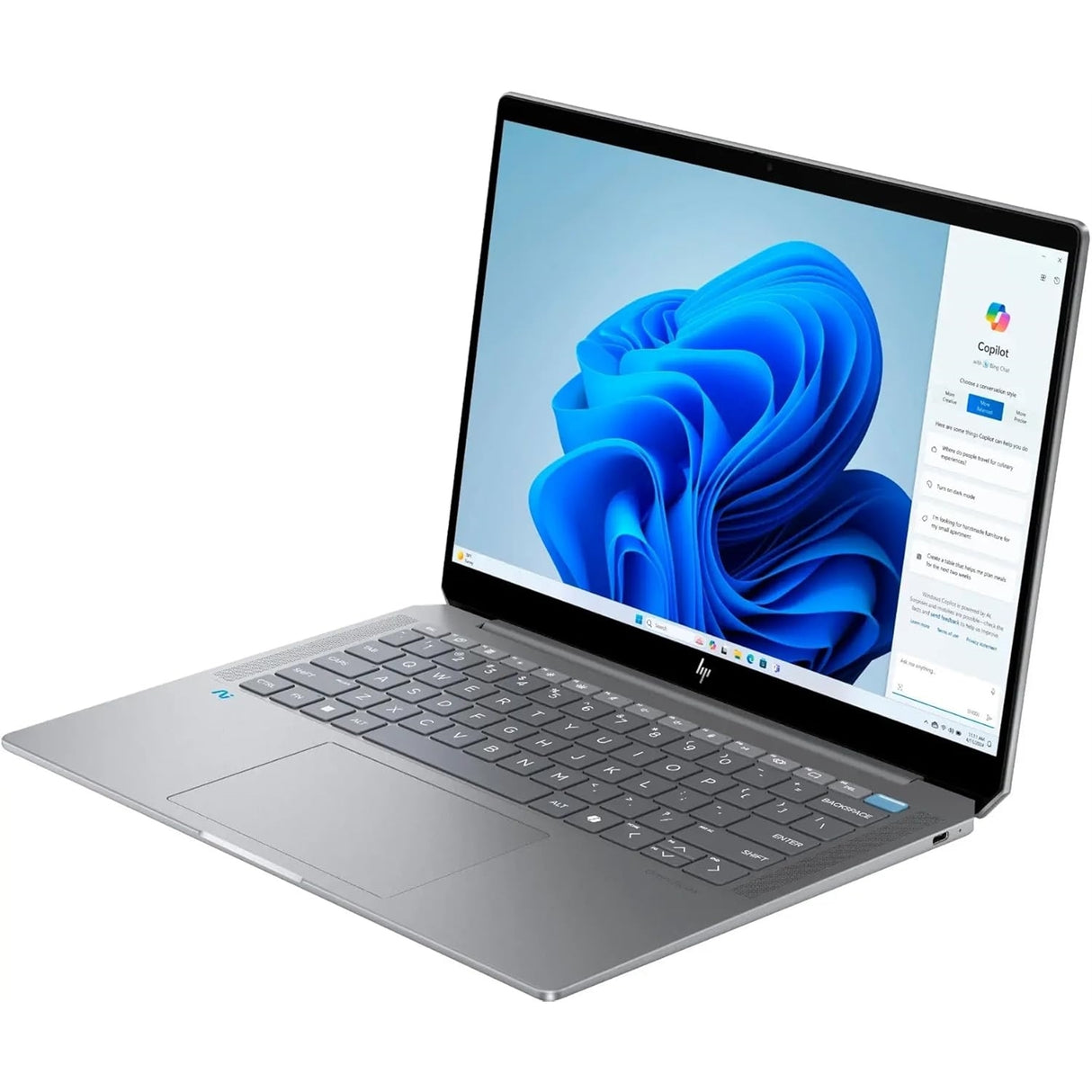 HP OmniBook Ultra 14-FD0013DX 14" Touch 32GB 512GB SSD AMD Ryzen AI 9 365 5GHz WIN11H, Meteor Silver (Refurbished - Very Good)
