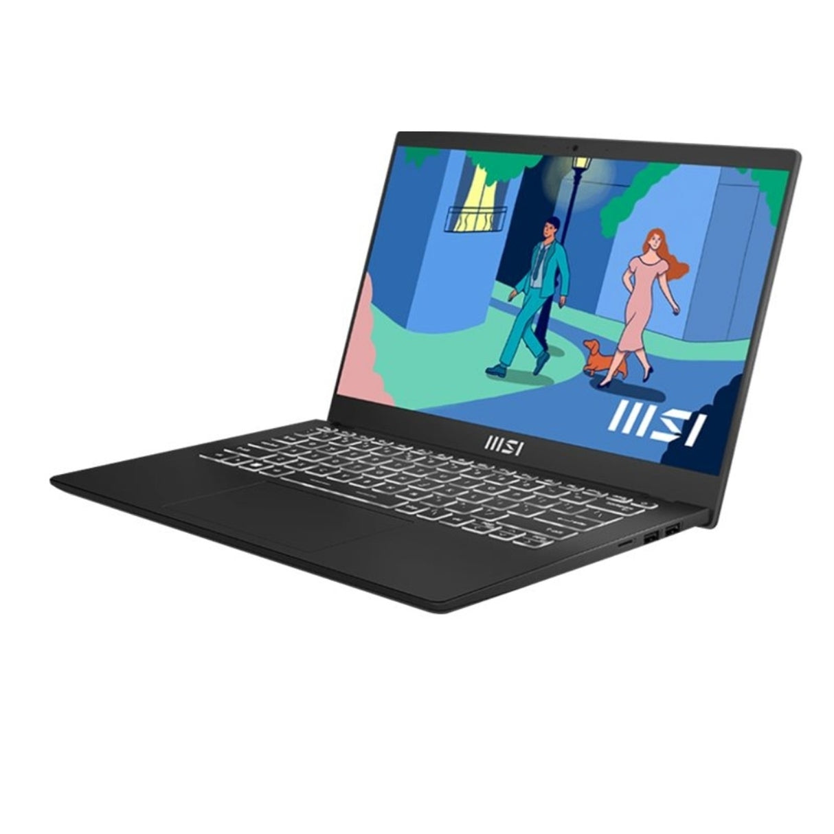 MSI Modern 14 C12M-032US 14" 8GB 256GB SSD Core™ i5-1235U 2.5GHz Win1H, Black (Refurbished - Excellent)